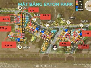 Tổng hợp các căn 1pn giá tốt đáng đầu tư nhất eaton park chỉ 7.25 tỷ all in
