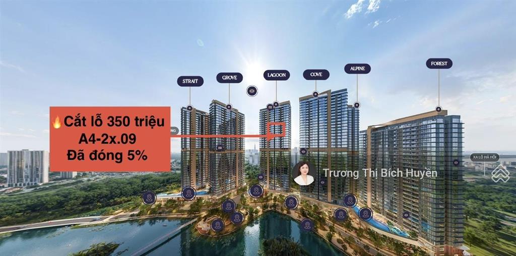 [cắt lỗ] căn 2pn eaton park hướng đông view sport city giá tốt nhất dự án chỉ 13.9 tỷ