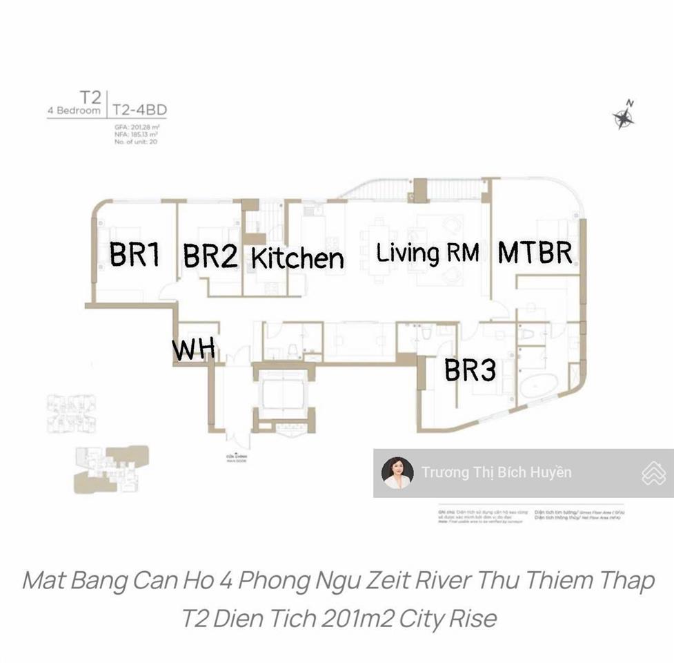 Cho thuê 4pn zeit thue thiêm view sông chỉ 90 triệu