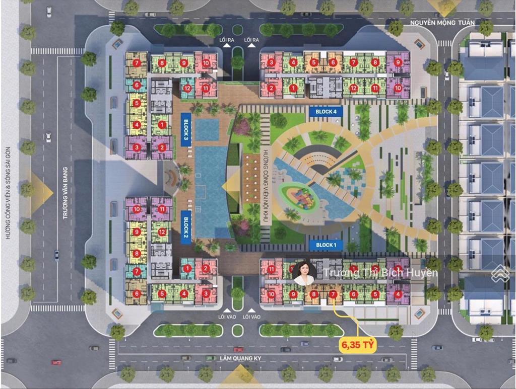 Chuyển nhượng victoria village tháng 7/2026 2pn 69m² view sông giá 6.1 tỷ