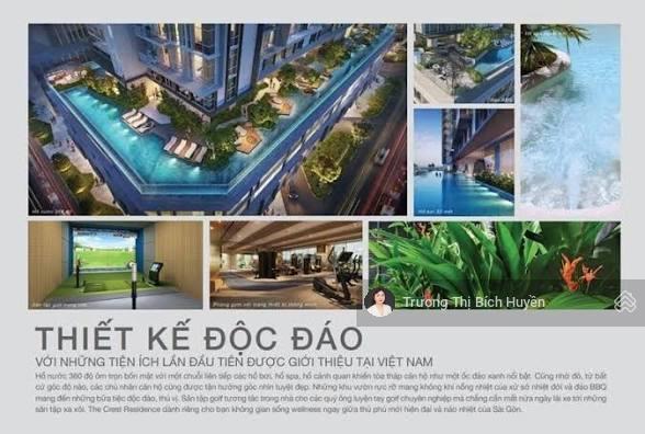 [hot deal] chính chủ gửi bán nhanh căn crest 2pn 84m2 giá tốt dự án 21.5 tỷ all in