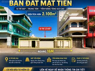 Cc bán đất mặt tiền đường 2/4 nha trang ngang hiếm 16m, gần biển hòn chồng, vị trí đắc địa, 150tỷ