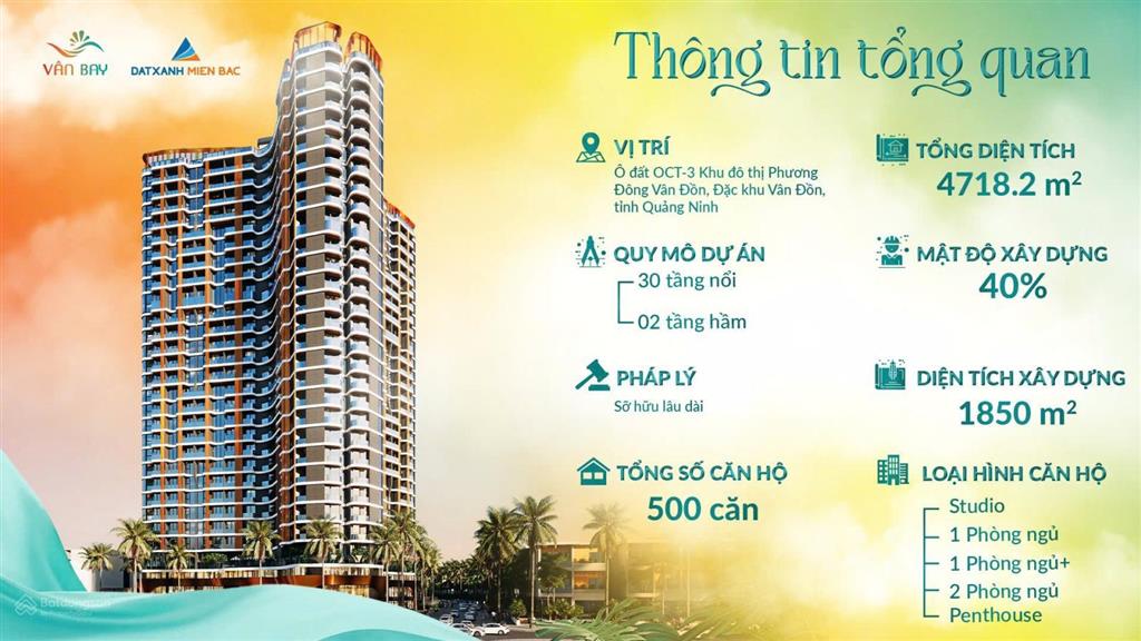 Chỉ với 400 triệu ( 30%) sở hữu studio view biển tại vanbay tower trung tâm đặc khu kinh tế vân đồn