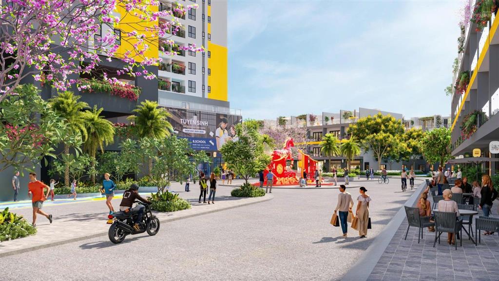 Căn góc sân vườn hiếm có tại bcons city life  phù hợp kd quán coffee /quán ăn sân vườn