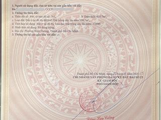 Chủ ngộp cần bán gấp đất bình dương