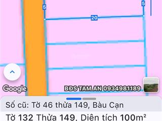 Bán gấp đất 100m2 tại bàu cạn, 1,62 tỷ, long phước, long thành, đồng nai
