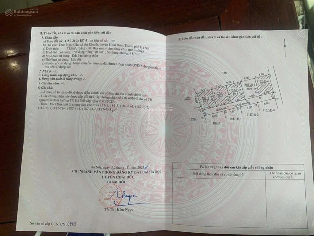 Nhà riêng 30.2m2 tại ngãi cầu, an khánh, hoài đức, hà nội, giá ưu đãi 550 triệu