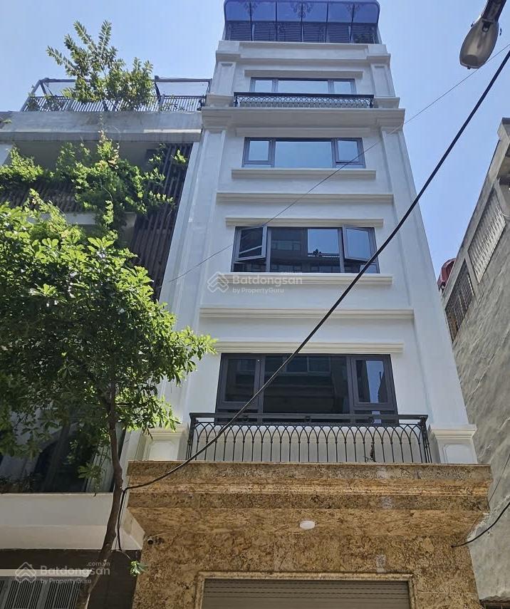 Tòa nhà trung kính  mạc thái tổ  60m x 6 tầng  thang máy  vỉa hè  ô tô tránh  dòng tiền 50t