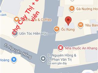 Bán nhà mt phan văn trị, góc nguyên hồng, chợ cây thị, p11, bình thạnh