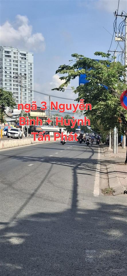 Bán 1,170m2 có 250m t, góc 2mt huỳnh tấn phát, kế ngã 3 nguyễn bình, nhà bè