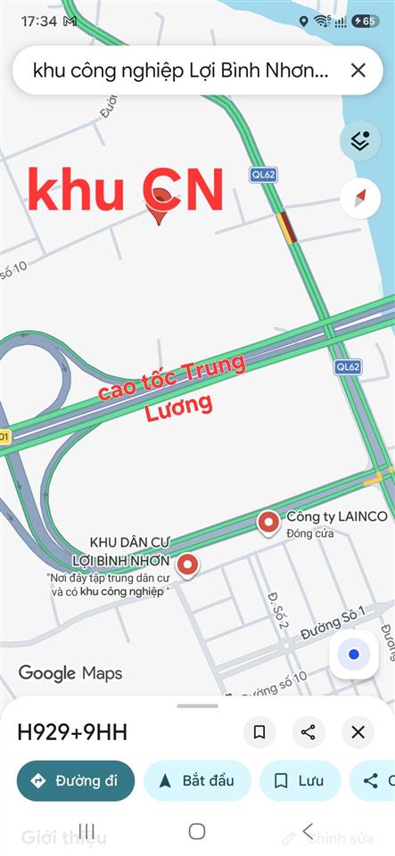 Bán 4 xưởng + 2,1ha đất 2mt, khu công nghiệp lợi bình nhơn, long an