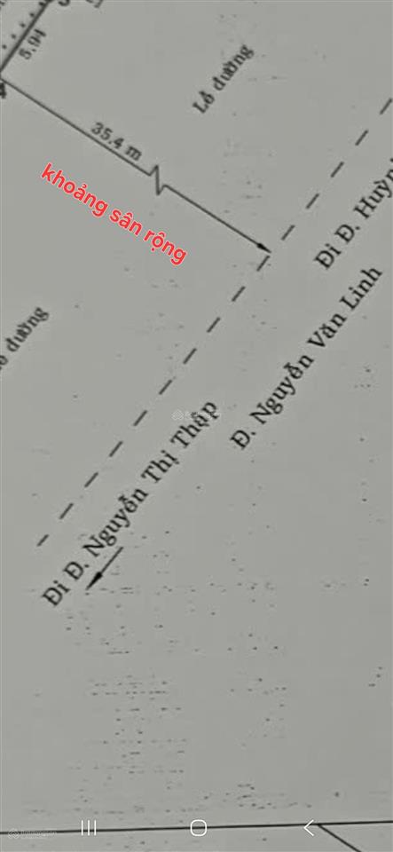 Căn góc 2mt, 297m2 đất đường nguyễn văn linh, p. tân thuận tây, q7