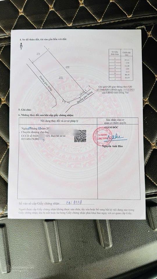 Bán đất khu phố 7, cầu mên, 4 triệu / m2, 1146 m2, giá tốt chỉ với