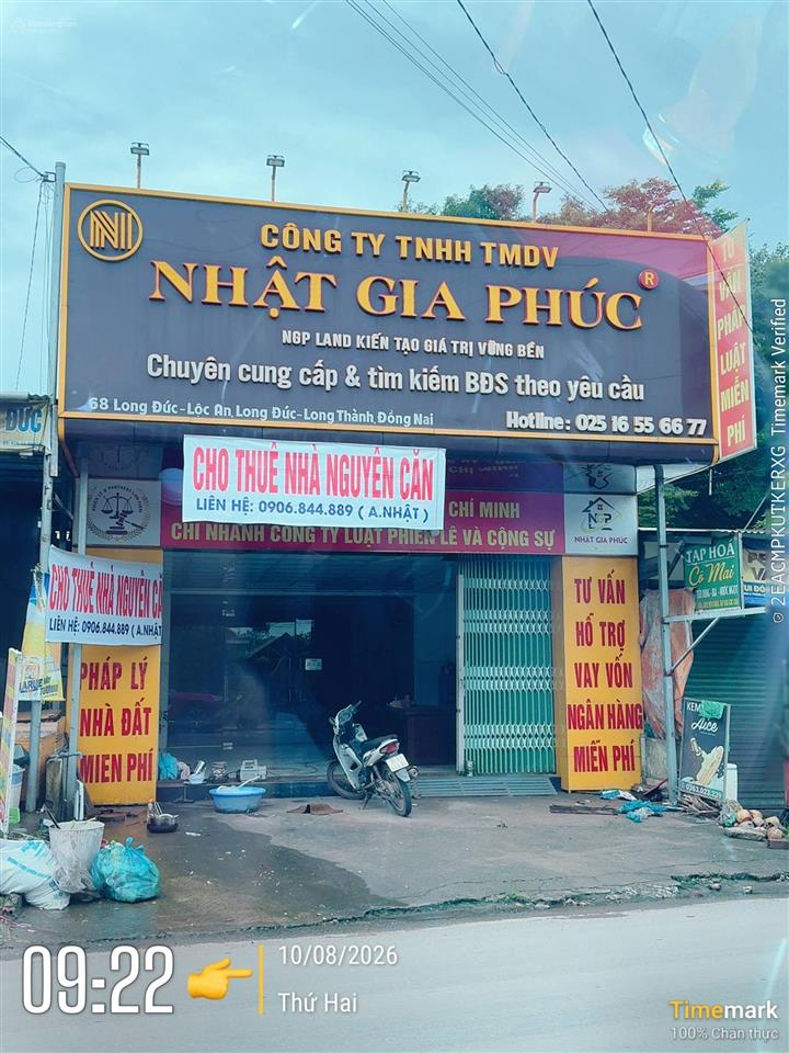 Cho thuê nhà mặt phố 68 khu 14, long đức, 9 triệu, 200m2, view đẹp hàng hiếm tại