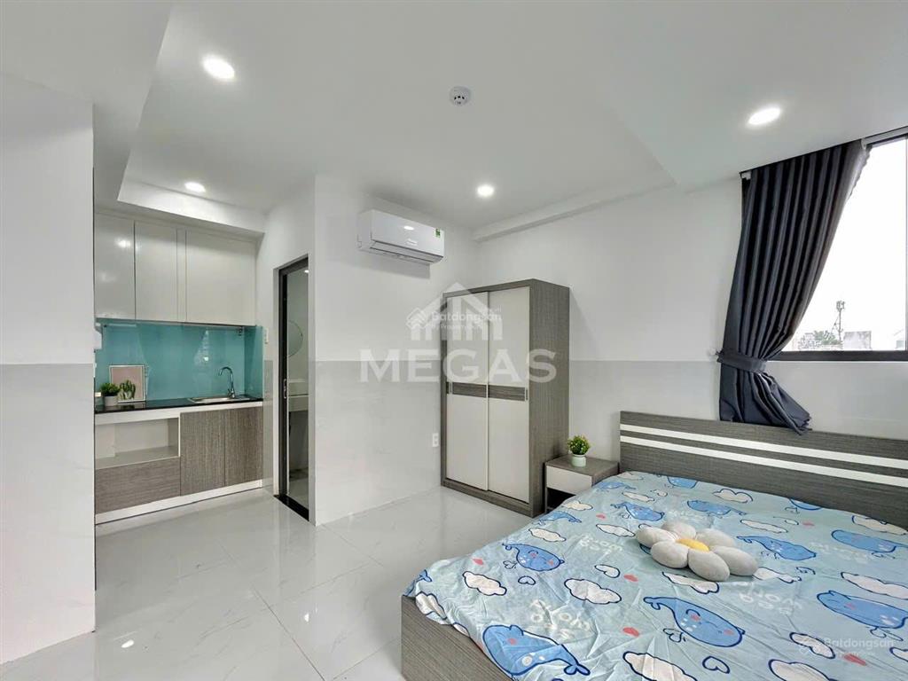 Trống studio ban công/full nội thất/giá 4x/trong kdc an ninh, đậu oto free