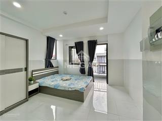 Trống studio ban công/full nội thất/giá 4x/trong kdc an ninh, đậu oto free