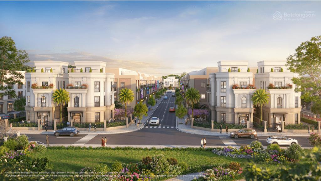 Nhà phố vinhomes hóc môn 4 tầng diện tích 60m2