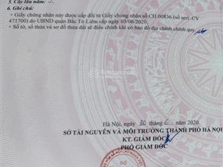 Bán đất siêu hot ở ngõ 172 phú diễn, 12,5 tỷ, 43,1m2, mặt tiền 3,31m