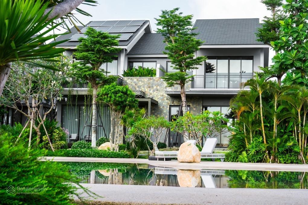 Biệt thự rừng 409m² eco retreat, 4 mặt thoáng, 3 mặt tiền, trực diện hồ thiên nga chiết khấu cao