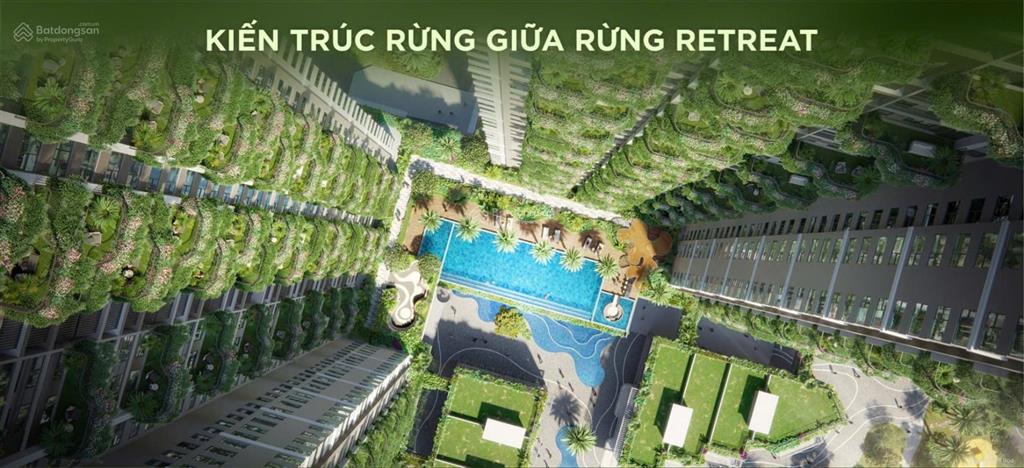 Căn hộ eco retreat sky retreat căn độc quyền view hồ thiên nga & rừng trị liệu