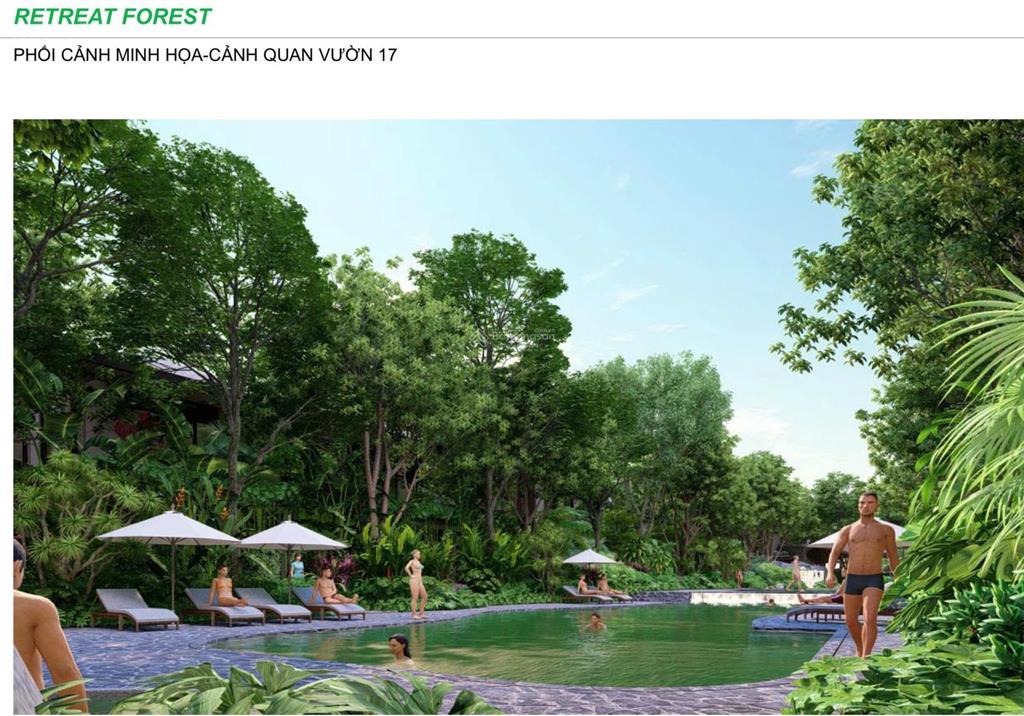 Nhận booking phân khu biệt thự rừng  dòng sản phẩm dna của eco retreat  0794 722 *** ms.xuân anh