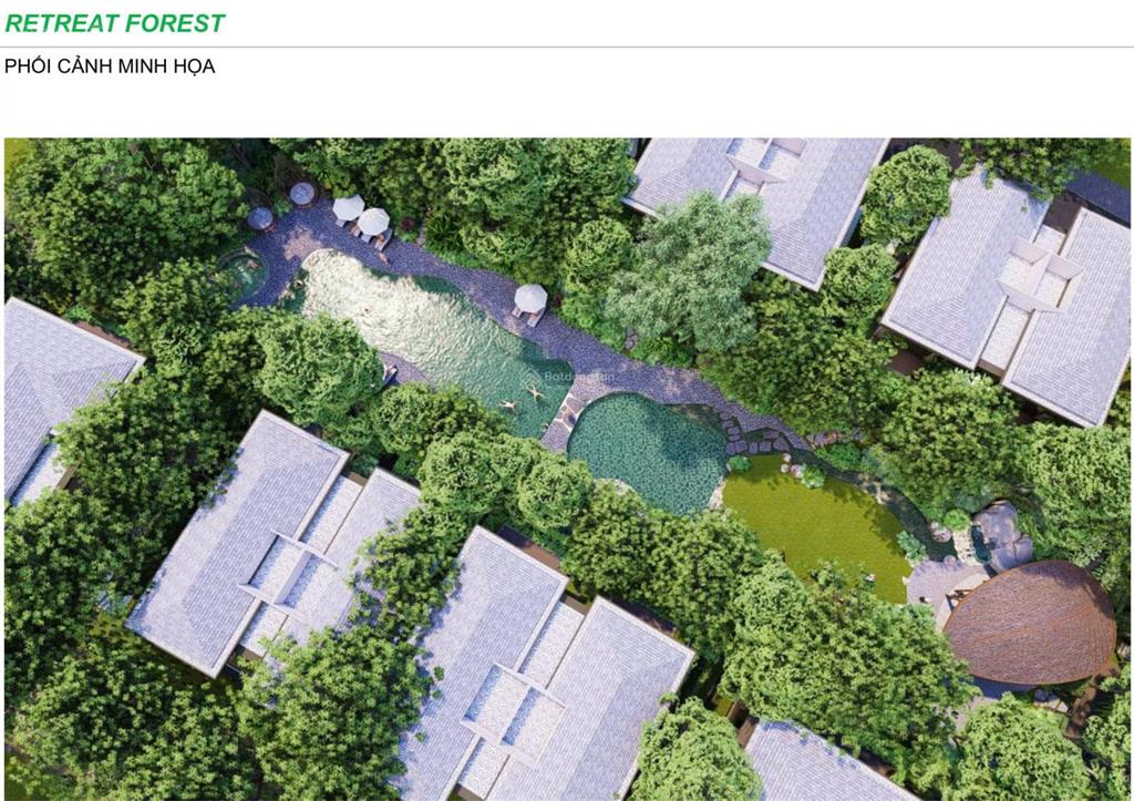 Nhận booking phân khu biệt thự rừng  dòng sản phẩm dna của eco retreat  0794 722 *** ms.xuân anh