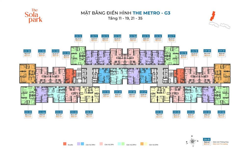 Bán chung cư g3  solarpar  vinhomes smart city, tầng 22, view nội khu, đẹp, view bể bơi