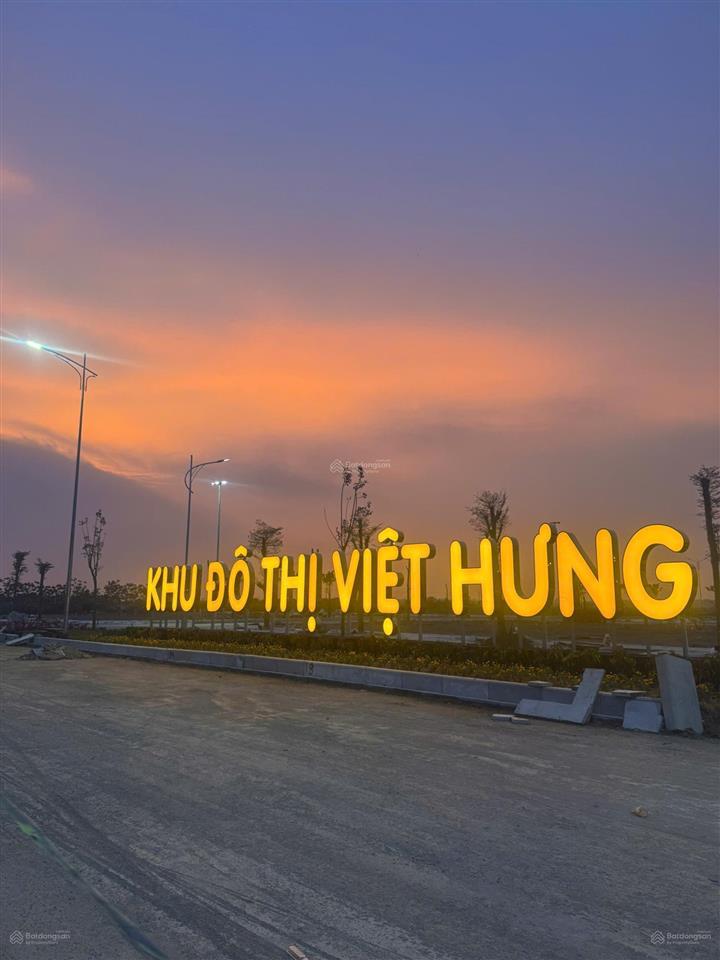 Bán lô dãy a kđt việt hưng mặt quốc lộ 38b  đã có sổ giá tốt