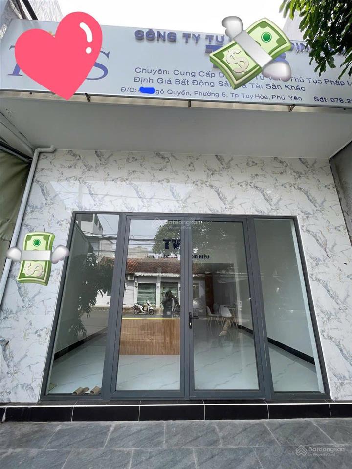 Bán nhà c4 mặt tiền ngô quyền, tuy hoà
đang cho thuê có dòng tiền ổn định diện tích 86,5m2