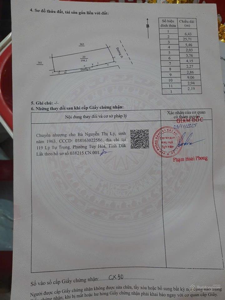 Đất view sông đồng nai cách biển 50m 194m ont mt 7,5m đường bê tông 10m