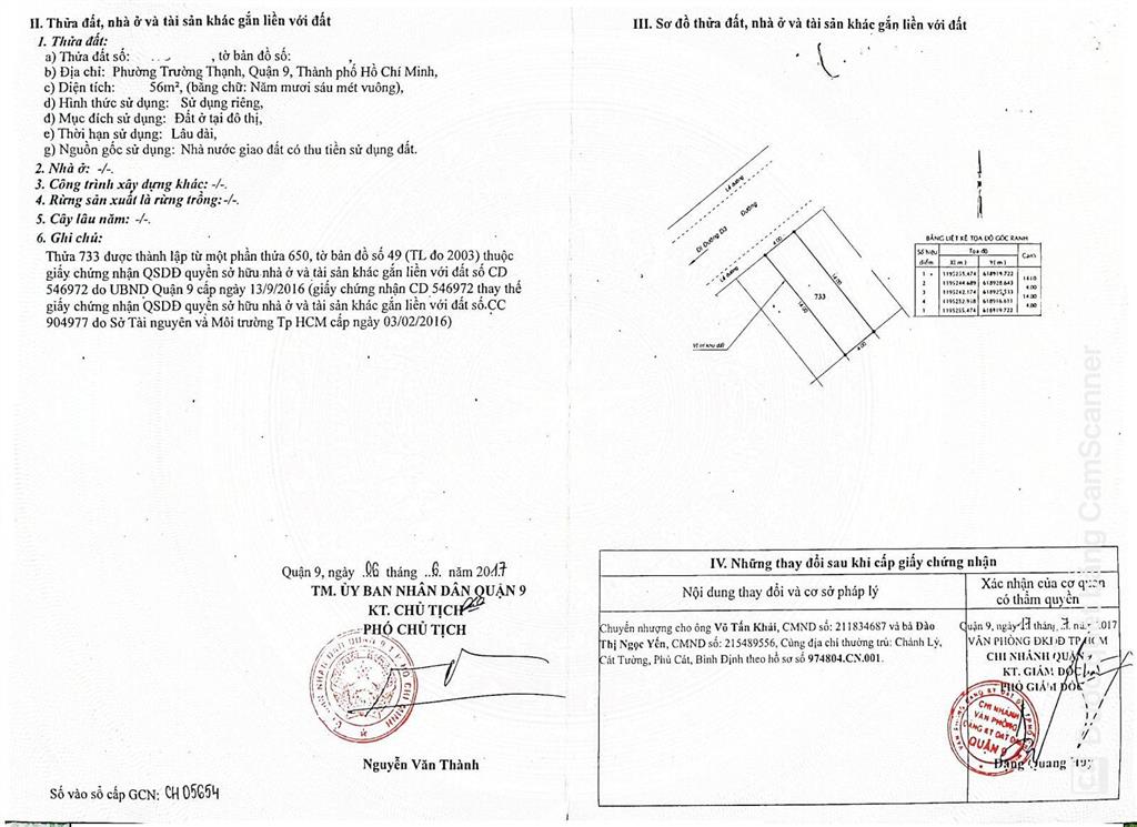 Bán đất 56m2 đường 9m giá 3.09 tỷ, full thổ cư, dân cư hiện hữu, chủ thiện chí.