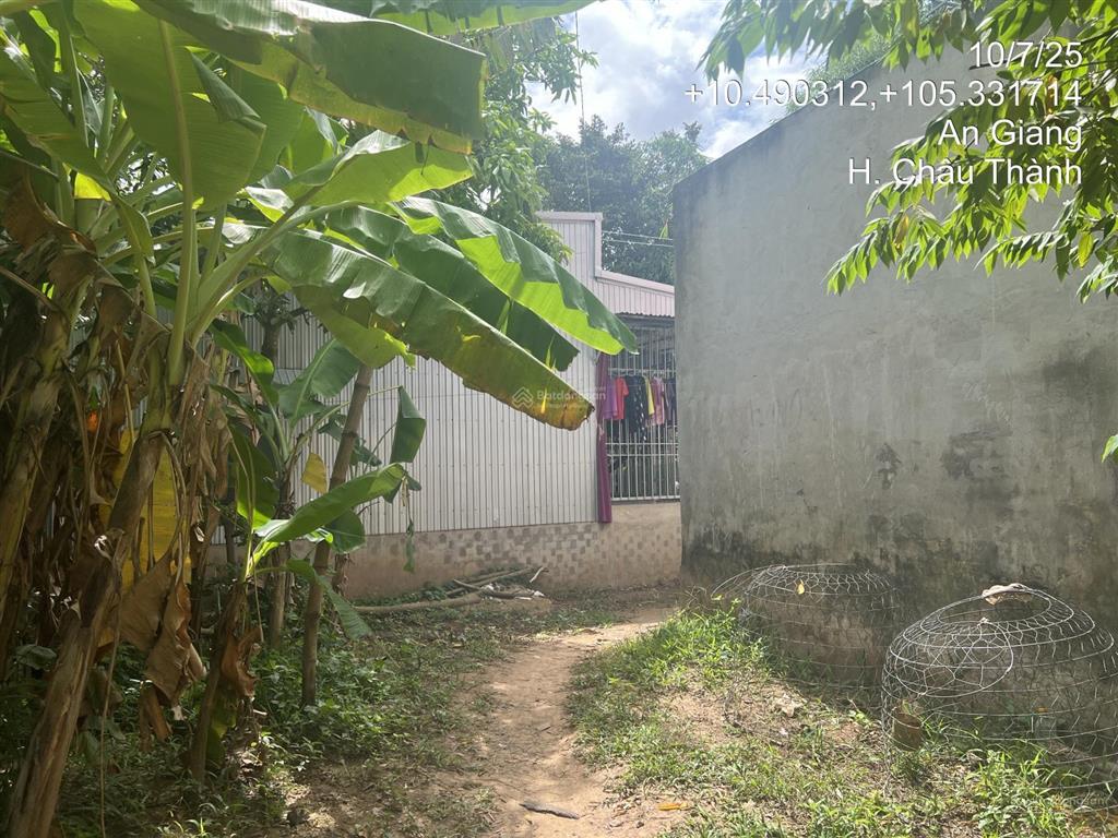 Chính chủ bán lô đất 606.4m2 full thổ tại an hoà, châu thành, an giang chưa đến 1.118 tỷ