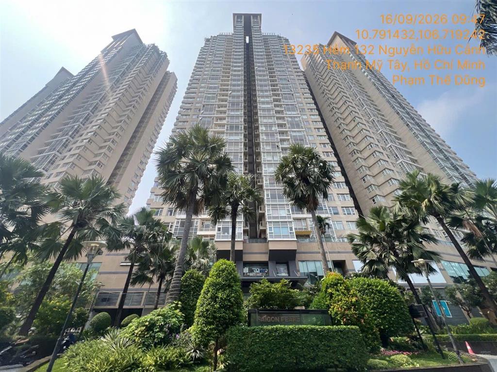 Căn hộ 2pn + 2wc tòa sapphire 1  saigon pearl  nguyễn hữu cảnh, phường 22, bình thạnh