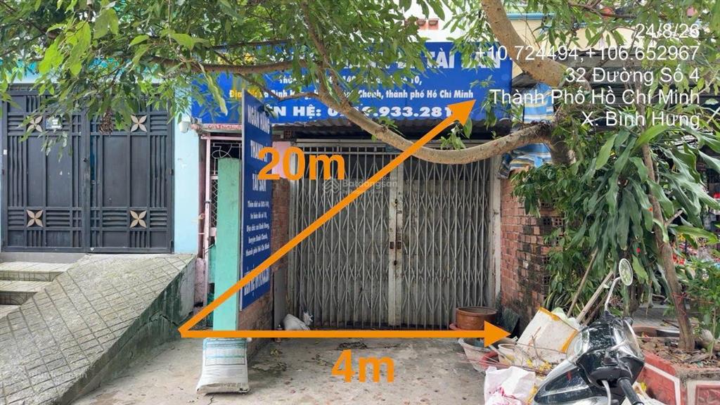 80m2 tại kdc bình hưng, bình chánh giá chỉ 5.925 tỷ