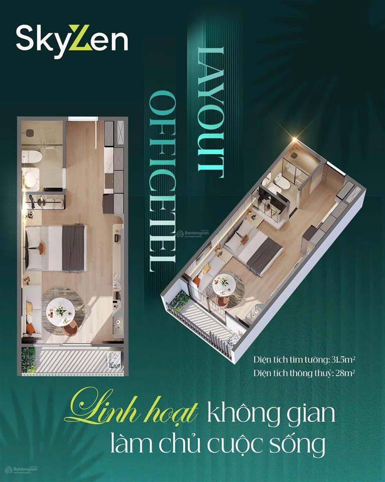 Cần bán officetel picity skyparksky zen
