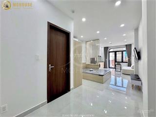 Cho thuê căn hộ 40m2 ban công siêu đẹp ngay emart phan huy ích  máy giặt riêng