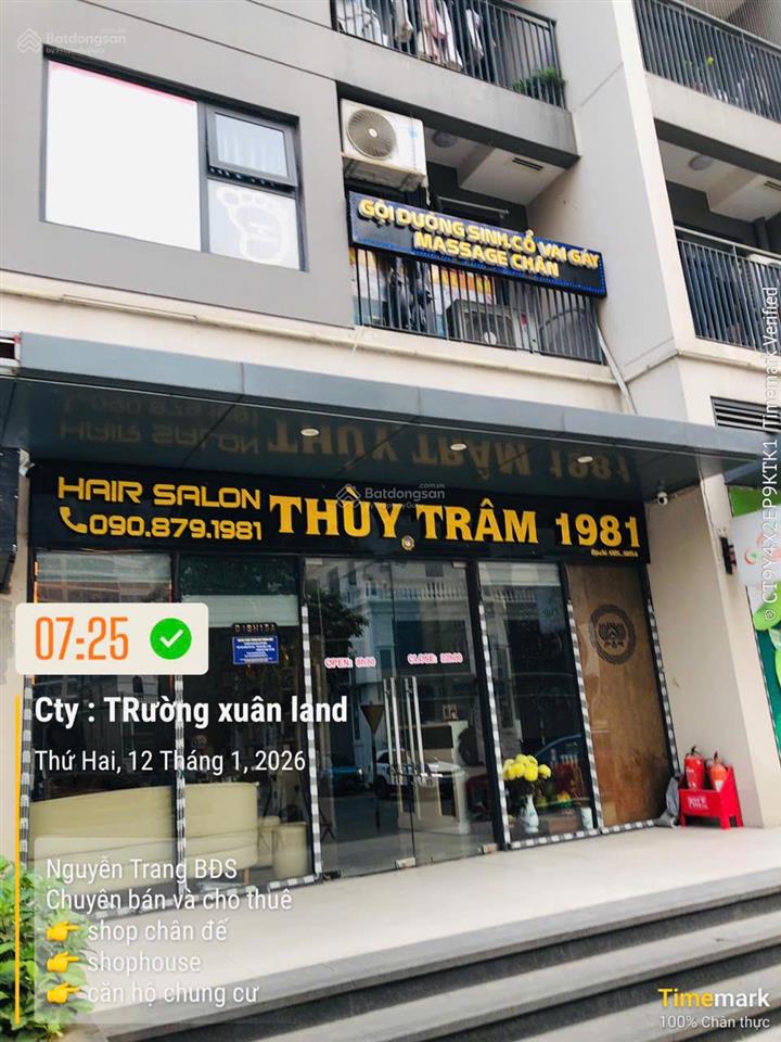 Cho thuê shop tầng 2 diện tích 54m2 giá thuê 12tr/tháng