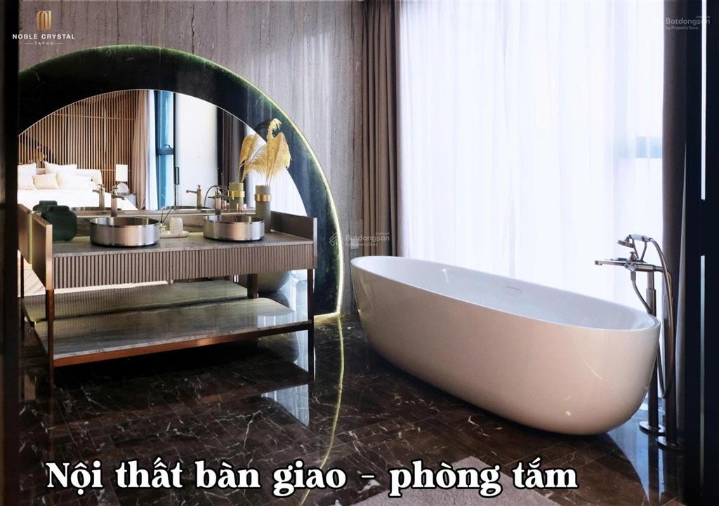 Noble crystal tây hồ suất nội bộ đợt 1  htls và ân hạn 48 tháng, vốn 2,4 tỷ ký ngay hđmb