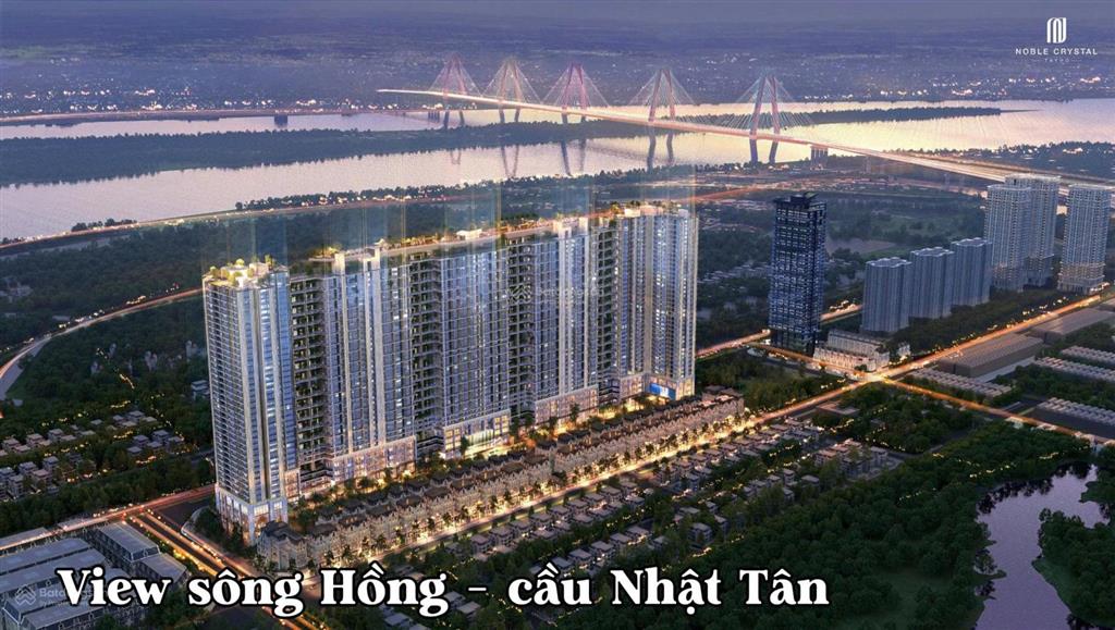 Noble crystal tây hồ suất nội bộ đợt 1  htls và ân hạn 48 tháng, vốn 2,4 tỷ ký ngay hđmb