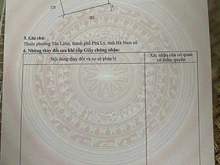 Bán đất tại n2, liêm tuyền, 2,6 tỷ, 75 m2 giá tốt chính chủ