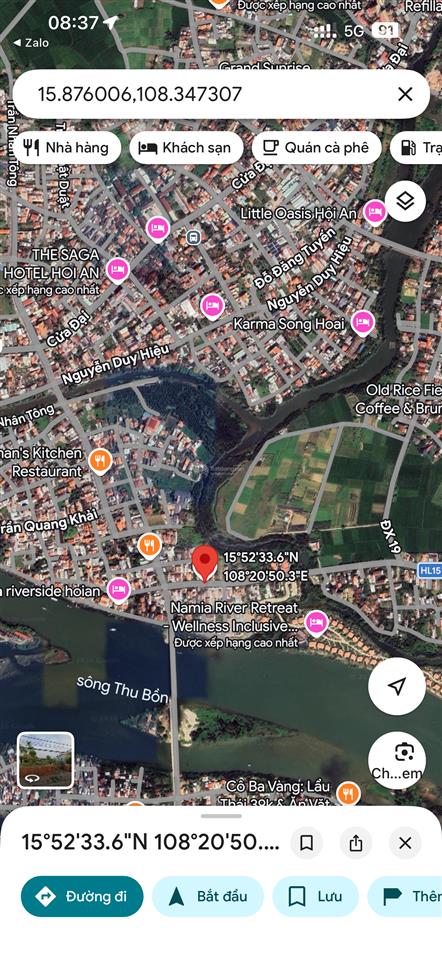 Bán đất tại trần nhân tông, cẩm nam, hội an, quảng nam, 52 triệu/m2, 375.5 m2 view đẹp uy tín