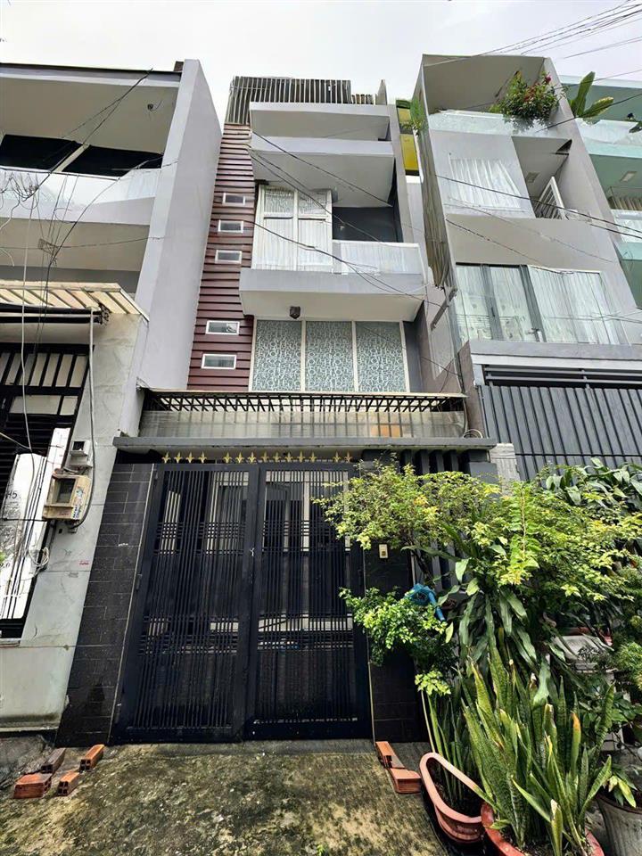 Bán nhà đ. gò xoài, bình trị đông, gần công viên cầu trắng, 72m2, 4pn, 4 tầng, hẻm nhựa 8m thông.
