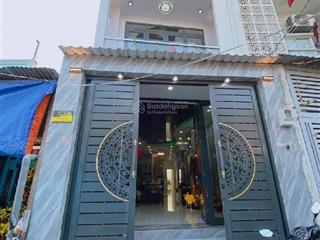 Bà hom, p13 q6, gần chợ phú lâm, 83m2, 5pn, 3 tầng, hẻm thông, có phòng xông hơi, hẻm 5m