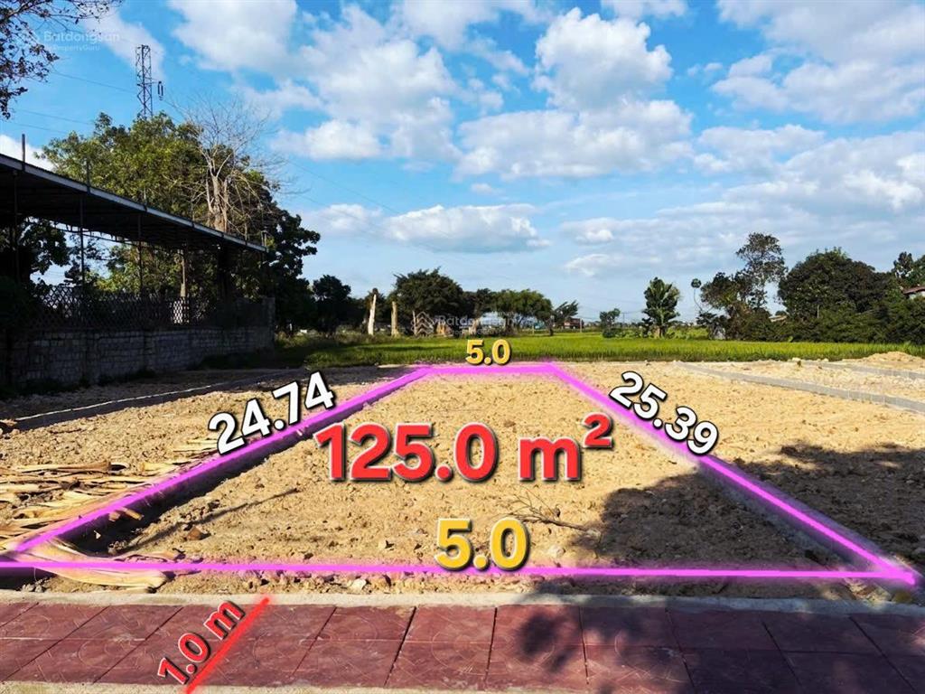 Bán gấp đất tại đối diện cây xăng hưng thịnh, 1,4 tỷ, 125 m2