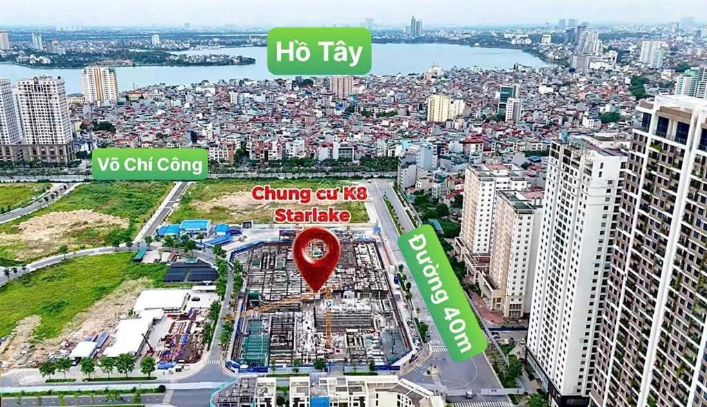 Chính chủ bán căn góc 2pn đẹp nhất k8 starlake tây hồ tây 86m2 tầng cao 2x, giá chênh nhẹ nhàng