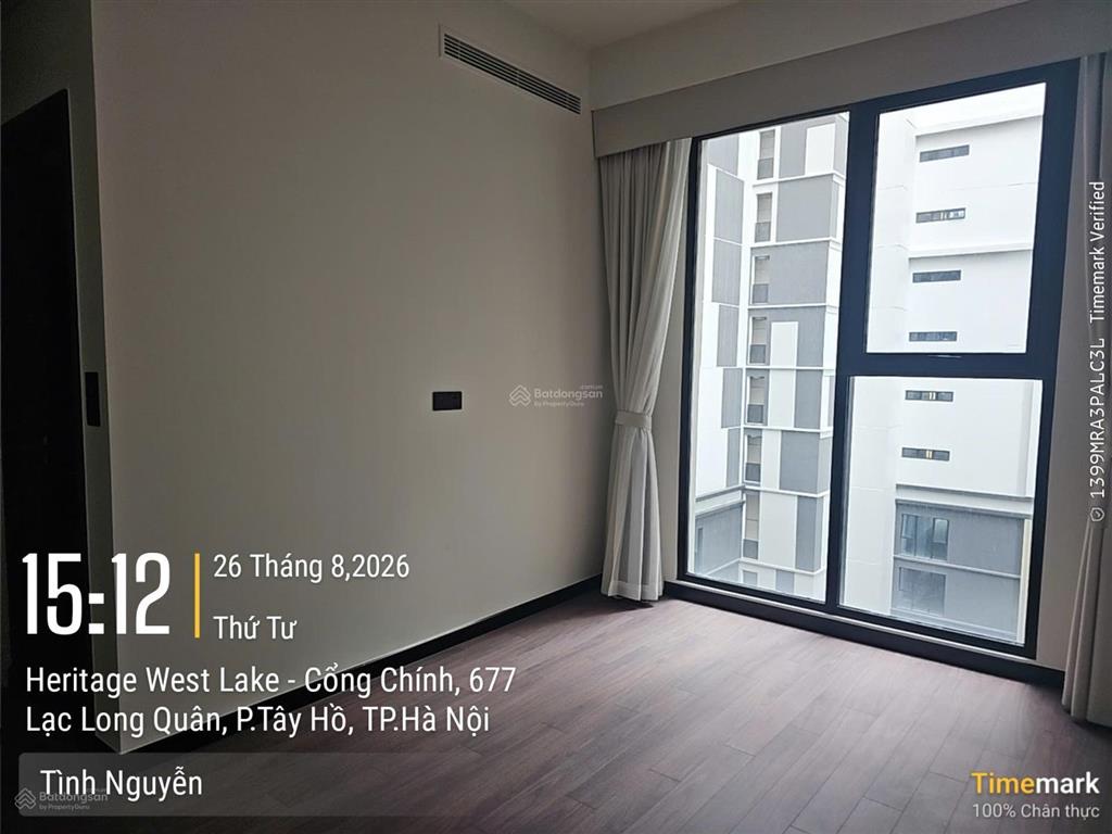 Chính chủ gửi bán căn 3pn 1 đa năng 145m2 heritage west lake 677 lạc long quân view mép hồ tây