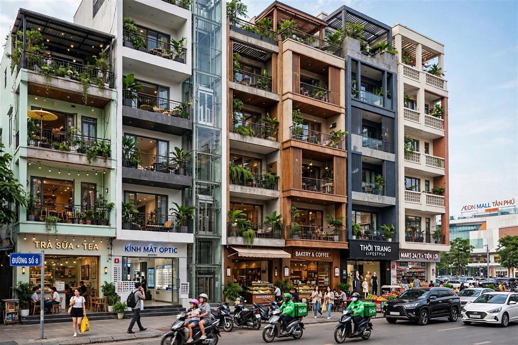 Nhà Mặt Tiền Đường Số 8 Bình Hưng Hòa, Bình Tân CHỈ 10,5 Tỷ : 86m2 - 5 Tầng - Thang Máy.