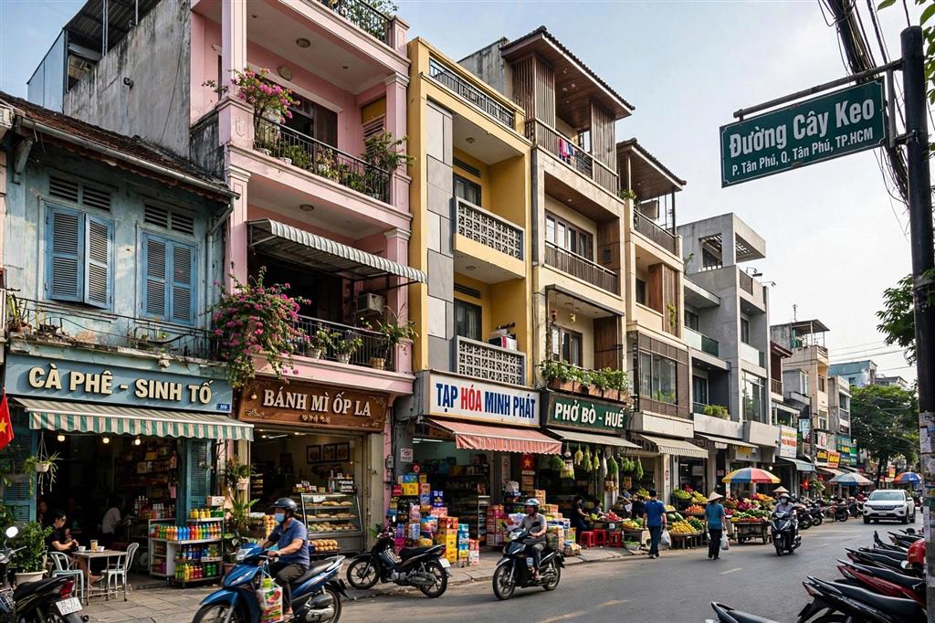 MẶT TIỀN CÂY KEO - TÂN PHÚ - NGAY NGÃ TƯ HÒA BÌNH LŨY BÁN BÍCH - 4x12M - CHỈ 14.5 TỶ