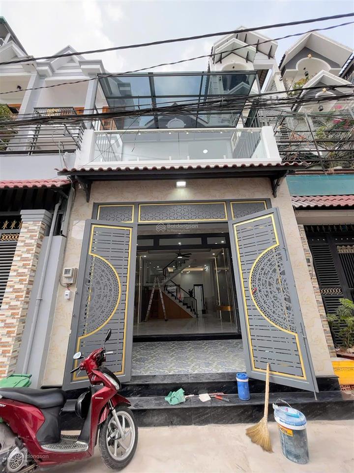 Diện tích rộng 75m2 chỉ 5.1 tỷ nhà 2tầng mới đẹp ở ngay hẻm ôtô 5m thông 3pn(có trệt) sổ hồng riêng