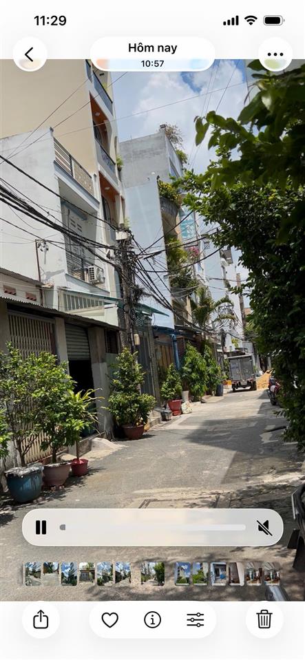Gấp bán nhà đẹp 3 tầng 51m2 btct, hẻm 6m gần mặt tiền ngay chợ chỉ 5,474 tỷ sát tân phú aeon mall